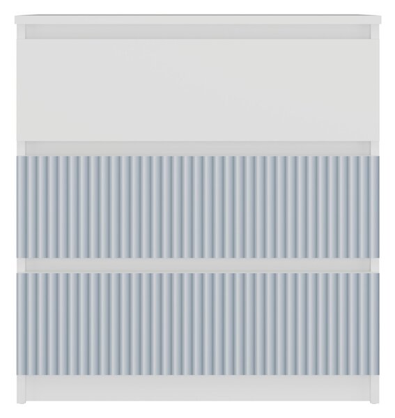 MIX M3 ARTEO komód, 40x70x70 cm, fehér-kék