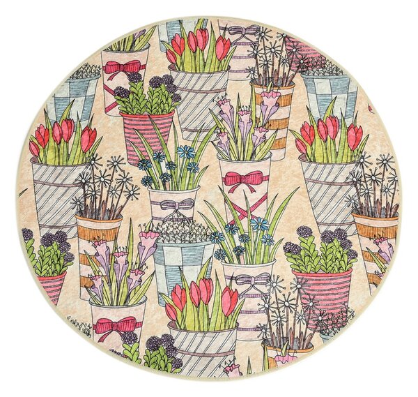 Flowerpot fürdőszobaszőnyeg, Ø100 cm