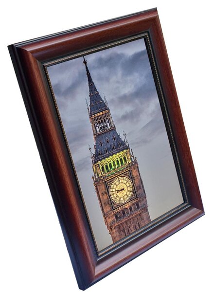 London képkeret, sötétbarna, 10 x 15 cm