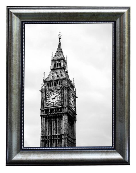 London képkeret, ezüst, 10 x 15 cm