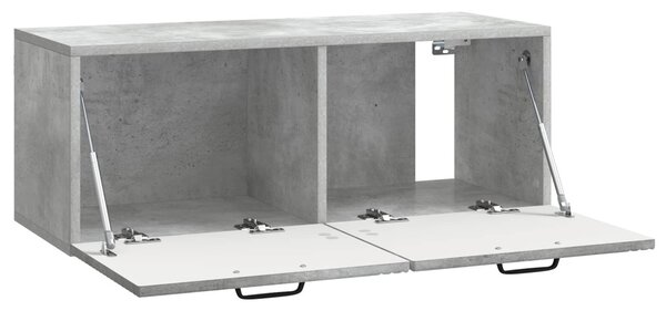 Fali TV szekrény Betonszürke 78,5 x 31 x 30 cm Szerelt Fa