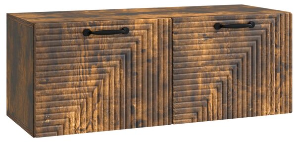 Fali TV szekrény Füstös Tölgy 78,5 x 31 x 30 cm Szerelt Fa