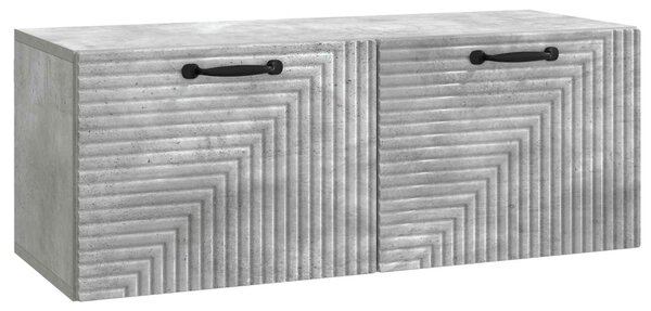 Fali TV szekrény Betonszürke 78,5 x 31 x 30 cm Szerelt Fa