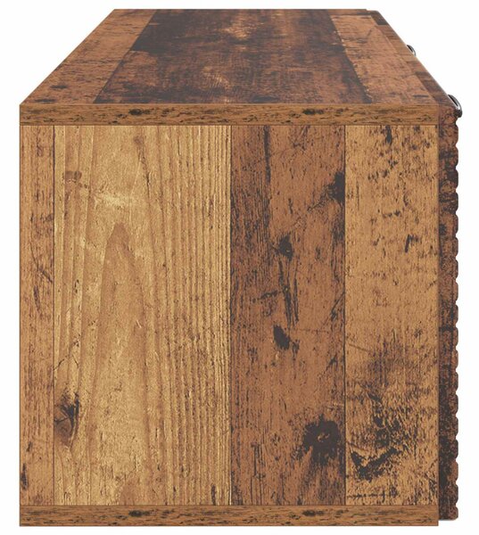 Fali TV szekrény Antik Fa 78,5 x 31 x 30 cm Szerelt Fa