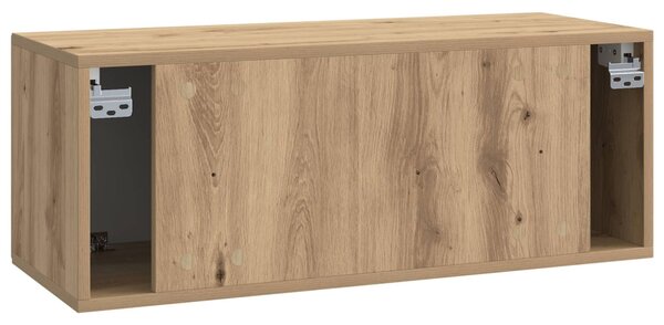 Fali TV szekrény Kézműves Tölgy 78,5 x 31 x 30 cm Szerelt Fa