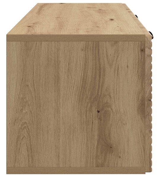 Fali TV szekrény Kézműves Tölgy 78,5 x 31 x 30 cm Szerelt Fa