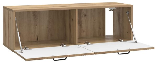 Fali TV szekrény Kézműves Tölgy 98 x 31 x 30 cm Szerelt Fa