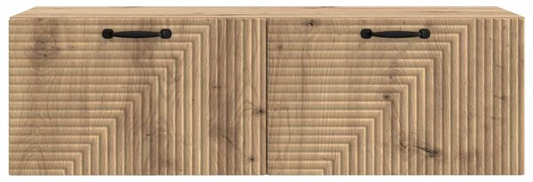 Fali TV szekrény Kézműves Tölgy 98 x 31 x 30 cm Szerelt Fa