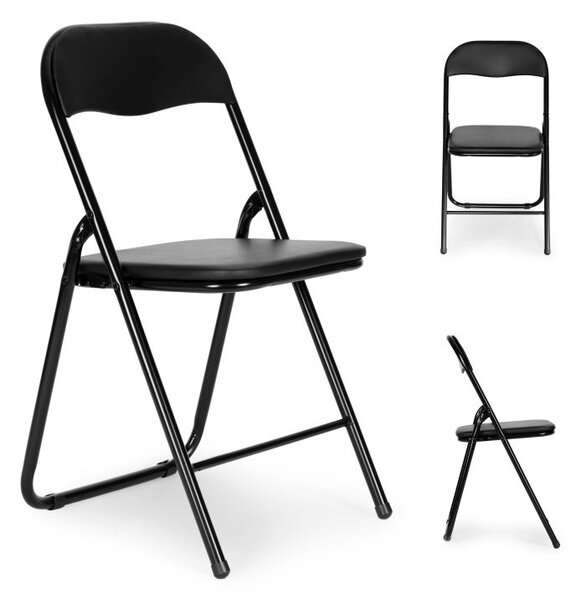 Rosso összecsukható konferencia szék, fekete