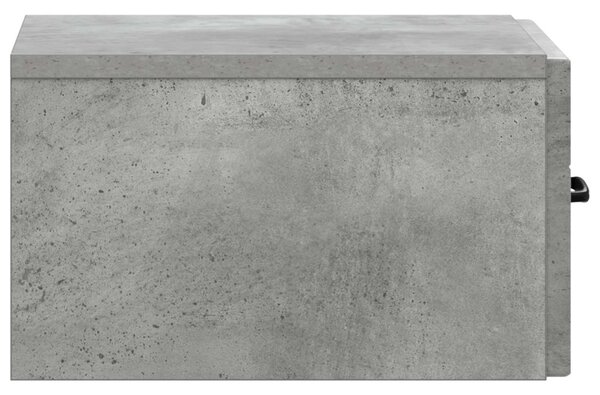 Fali éjjeli szekrény 2 pcs Betonszürke 34,5 x 33 x 20 cm