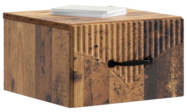 Fali éjjeli szekrény Antik Fa 34,5 x 33 x 20 cm Szerelt Fa