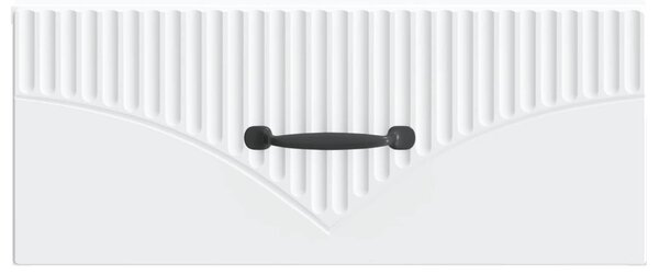 Fali éjjeli szekrény 2 pcs Fehér 49 x 34,5 x 20 cm Szerelt Fa