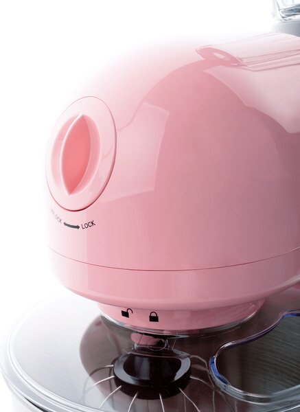 TEMPO-KONDELA KANTE, konyhai robotgép, 1800 W, 5 l, rózsaszín/króm