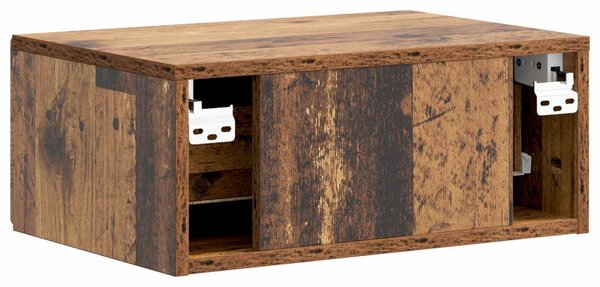 Fali éjjeli szekrény Antik Fa 49 x 34,5 x 20 cm Szerelt Fa