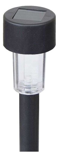 Polifach LED-es kerti Napelemes Lámpa 29,5cm (P-001) - fekete