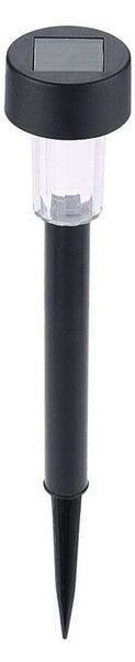 Polifach LED-es kerti Napelemes Lámpa 29,5cm (P-001) - fekete