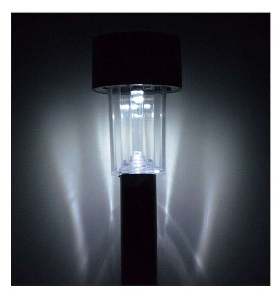 Polifach LED-es kerti Napelemes Lámpa 29,5cm (P-001) - fekete