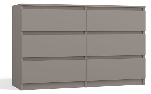 Komód Malva M6 120 cm - szürke