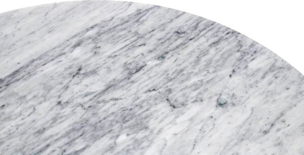 King Home Tulip Marble 120 Carrara étkezőasztal márvány fehér