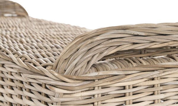 Kerti ottomán SUSUA 140 cm Rattan Természetes