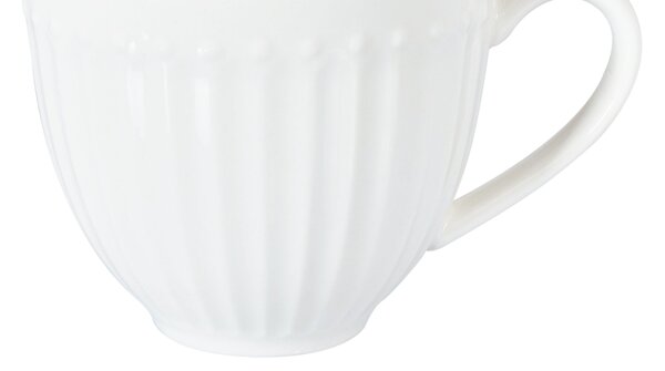 Négydarabos csésze készlet csészealjjal COWSLIP Porcelán Fehér