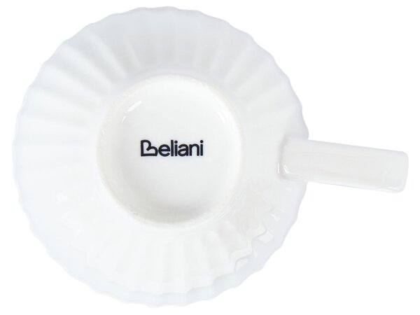 Négydarabos csésze készlet csészealjjal COWSLIP Porcelán Fehér