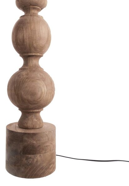 ÉCHECS mangófa lámpa talp, 88 cm magas