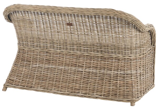 Kerti pad ülőpárnával SUSUA 141 cm Rattan Természetes