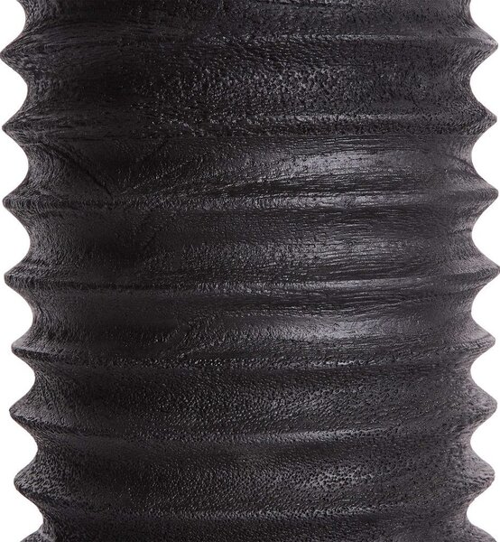 GROOVED mangófa lámpa talp, fekete 25 cm