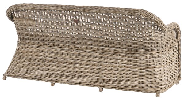 Kerti pad ülőpárnával SUSUA 189 cm Rattan Természetes
