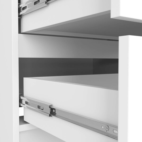 AKORD CLP K120 Komód 4 Fiókos Laminált Fehér Matt
