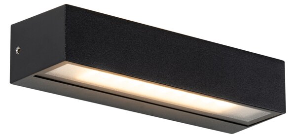 Modern fali lámpa fekete, IP65 LED-del - Steph