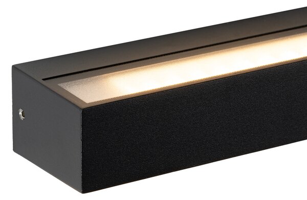 Modern fali lámpa fekete, IP65 LED-del - Steph