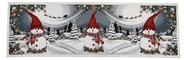 Gobelin terítő Hóember Chenille IT07