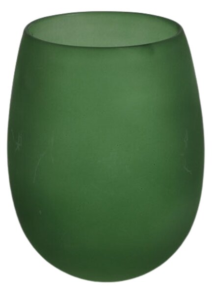 GINNY GREEN zöld színű üveg gyertyatartó - többféle méretben Méret: M