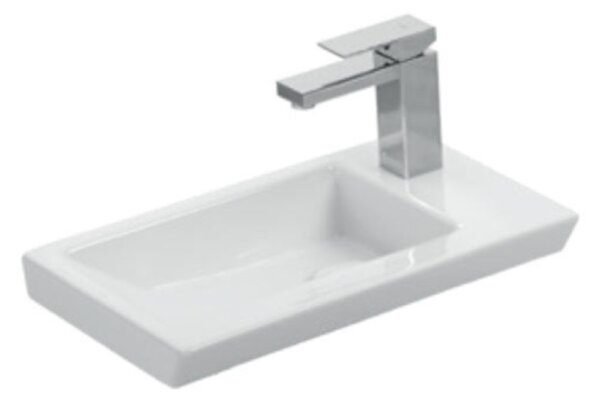 Sanovit ISIK - porcelán mosdókagyló - jobb csaplyukas - 45 x 28 cm