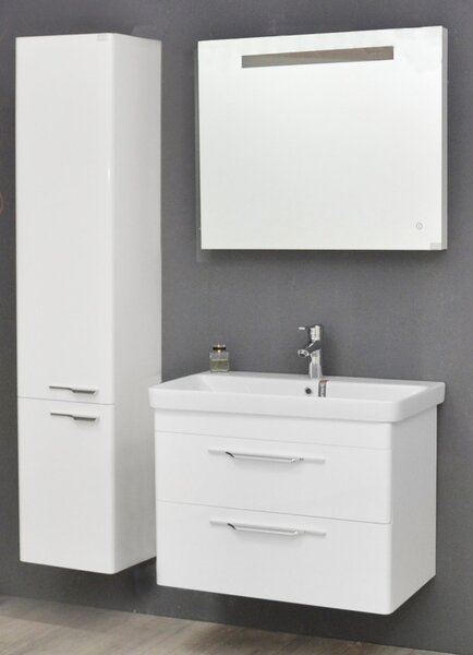 TMP LUX Touch fürdőszobai tükör - LED világítással - érintőkapcsolóval - 60 x 65 cm