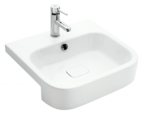 Sanovit - 3057 collections - PULTRA ültethető - Top Counter - porcelán mosdó - - 55 x 50,5 cm