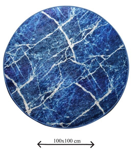Fürdőszobaszőnyeg, Ø100 cm – TR359CHL4129