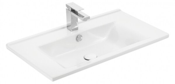 TMP IRON 75 álló fürdőszobabútor - Sanovit ATRIA 9075 porcelán mosdóval - 75 x 45,5 cm