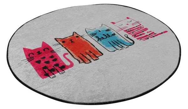 Fürdőszobaszőnyeg, Ø100 cm – TR359CHL4136