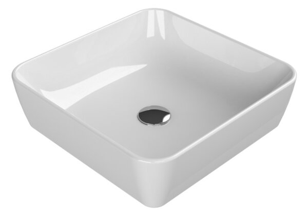 CeraStyle ONE - PULTRA ültethető - Top Counter - porcelán mosdó - - 46 x 46 cm