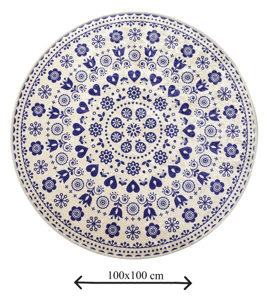 Venice fürdőszobaszőnyeg, Ø100 cm – TR359CHL4227
