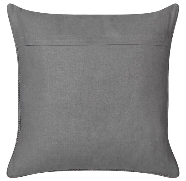 2 db díszpárna CONSTYLIS Pamut 45 x 45 cm Sötétszürke Egyszínű