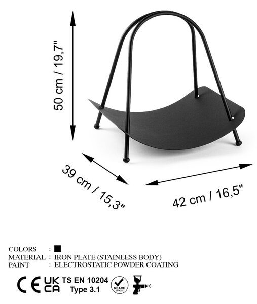 Virágtartó, 42 cm