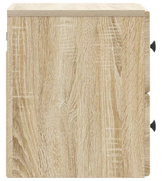 Fali éjjeli szekrény 2 pcs Sonoma Tölgy 34,5 x 33 x 40 cm