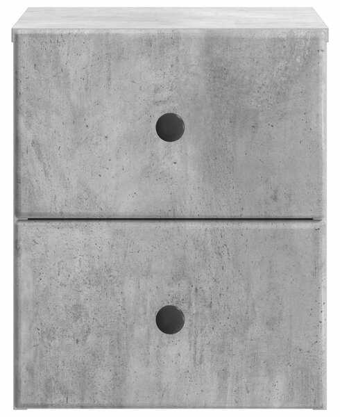 Fali éjjeli szekrény 2 pcs Betonszürke 34,5 x 33 x 40 cm