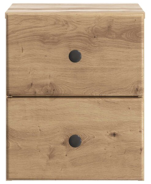 Fali éjjeli szekrény 2 pcs Kézműves Tölgy 34,5 x 33 x 40 cm