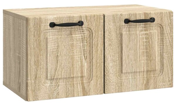 Fali TV szekrény Sonoma Tölgy 59,5 x 31 x 30 cm Szerelt Fa