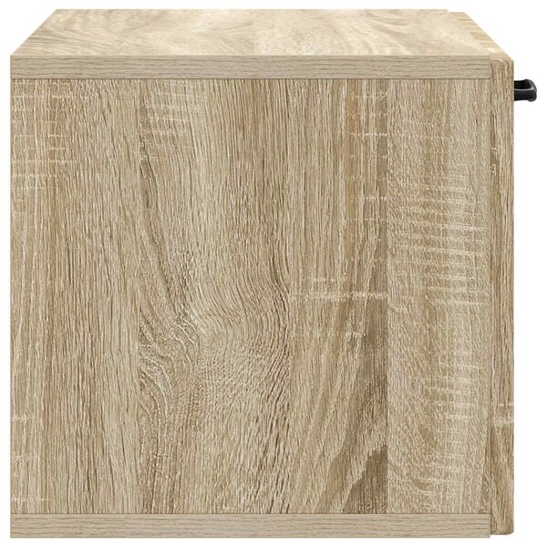 Fali TV szekrény Sonoma Tölgy 59,5 x 31 x 30 cm Szerelt Fa